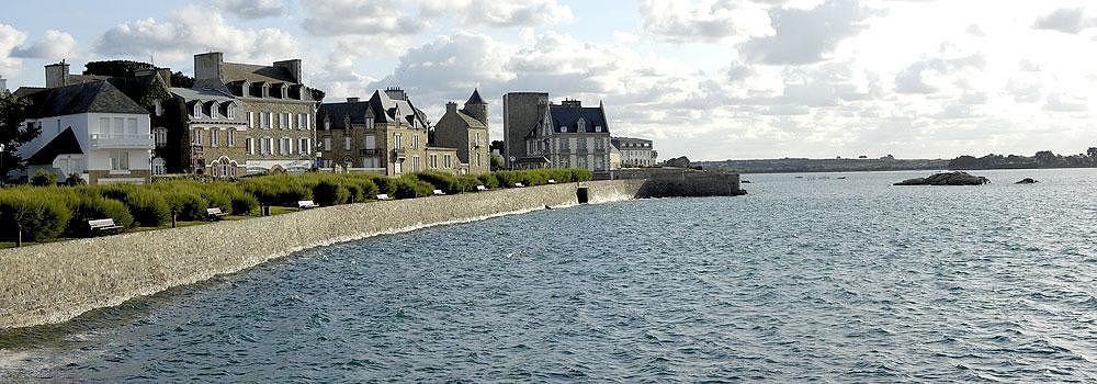 Hotel Aux Tamaris - Vue Mer Roscoff Kültér fotó