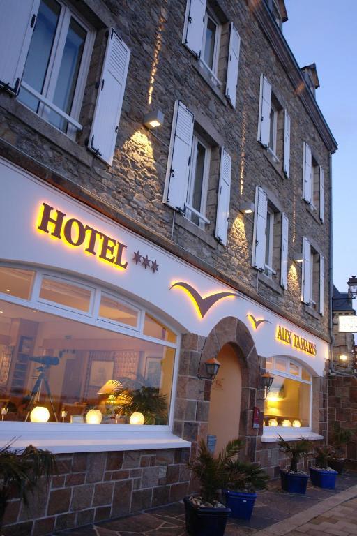 Hotel Aux Tamaris - Vue Mer Roscoff Kültér fotó